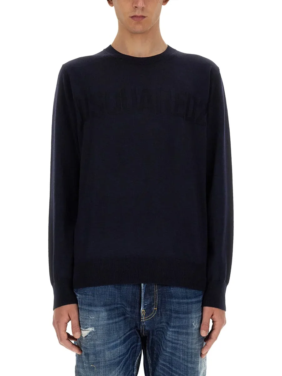 Wool Jersey Sweater by Dsquared2