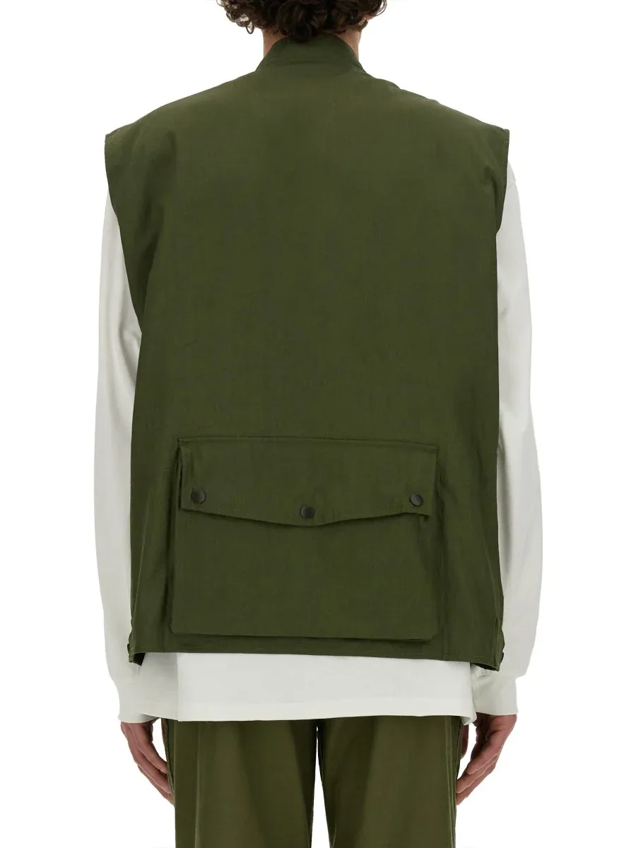 Cotton-Nylon Blend Vest by Needles