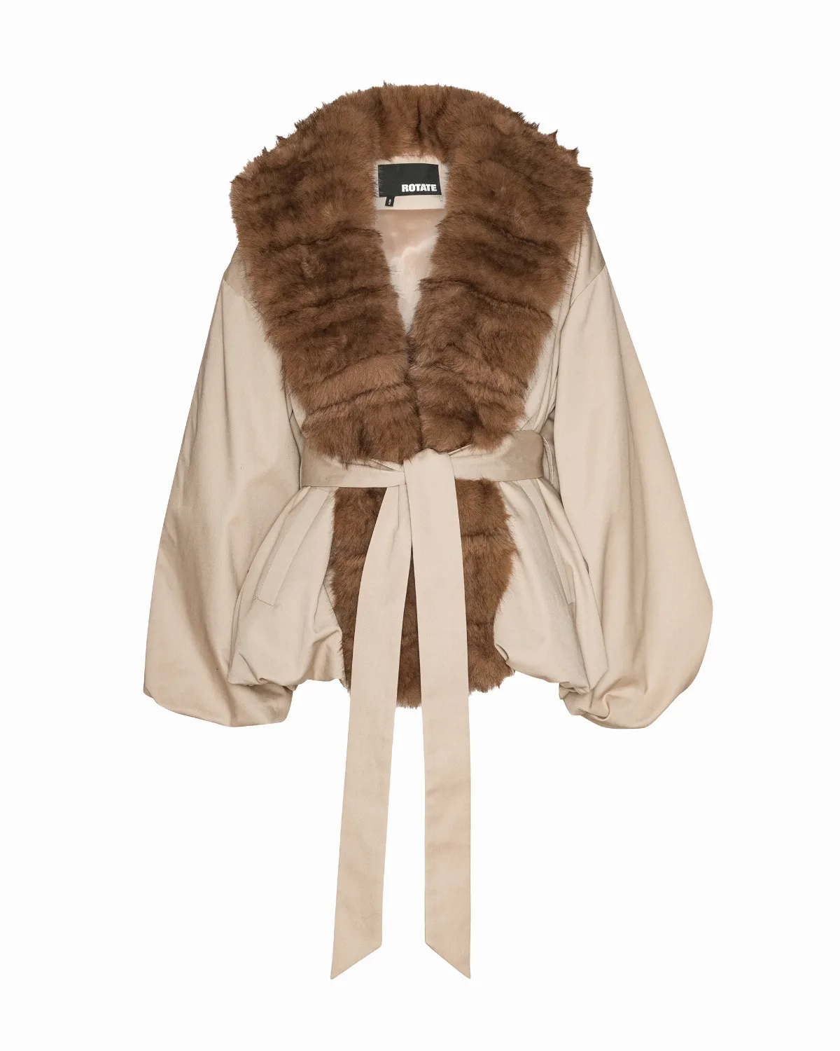 Faux-Fur Collar and Trim Jacket by Rotate Birger Christensen