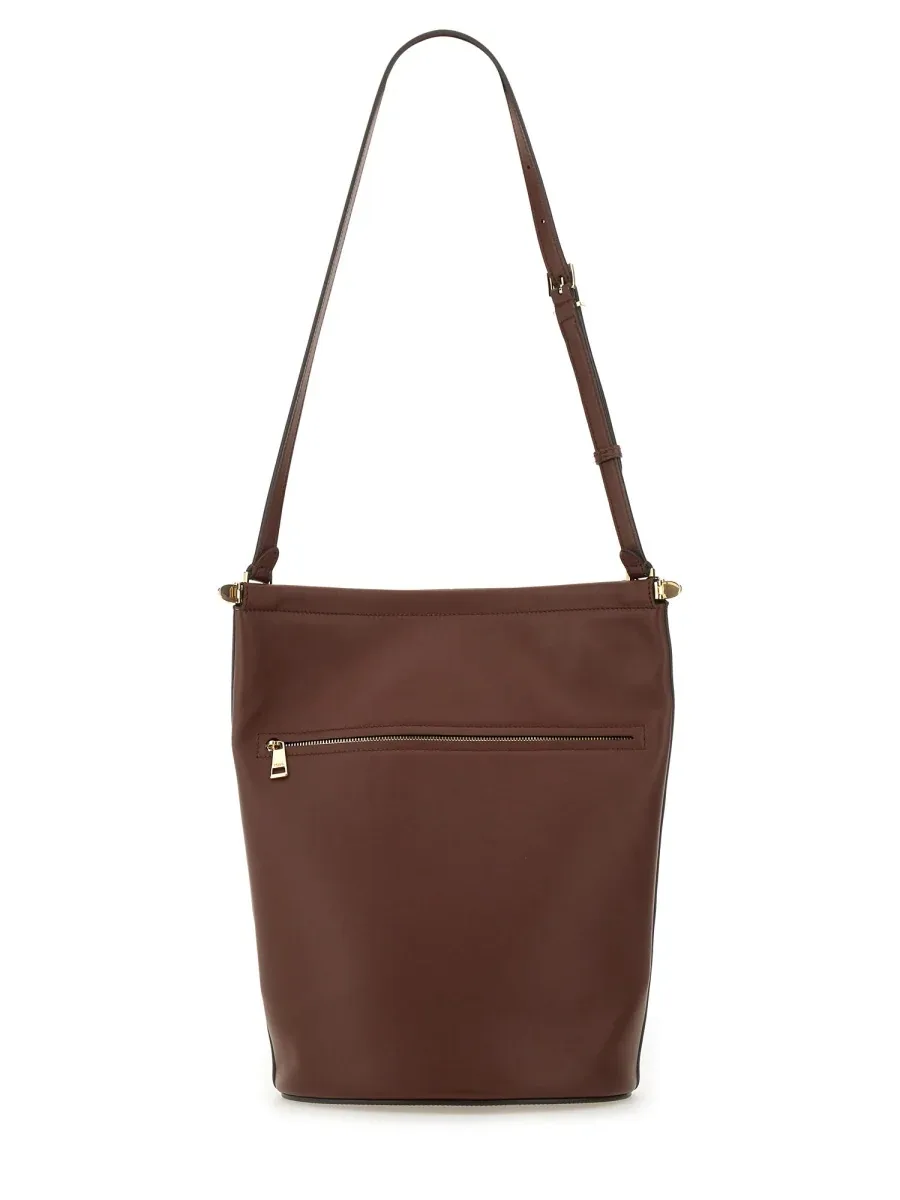 Full-Grain Leather Bucket Bag by TOD'S