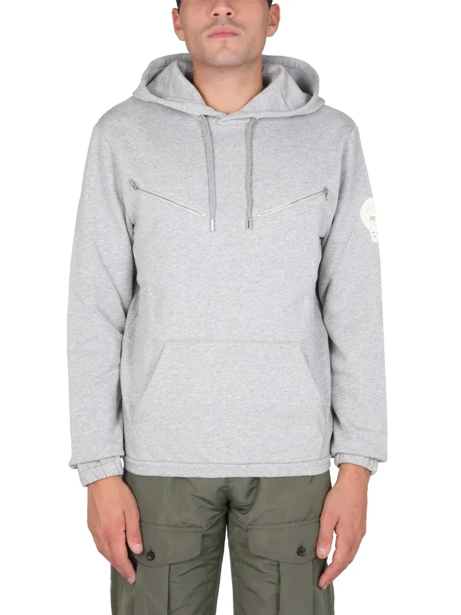 Embroidered Skull Sweatshirt by alexander mcqueen