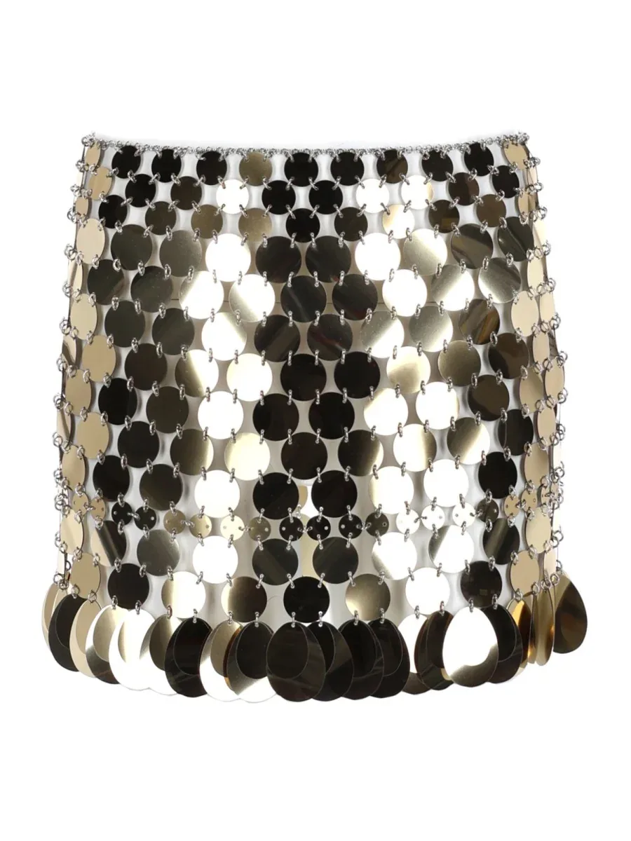 Sequin-Embellished Skirt by Rabanne