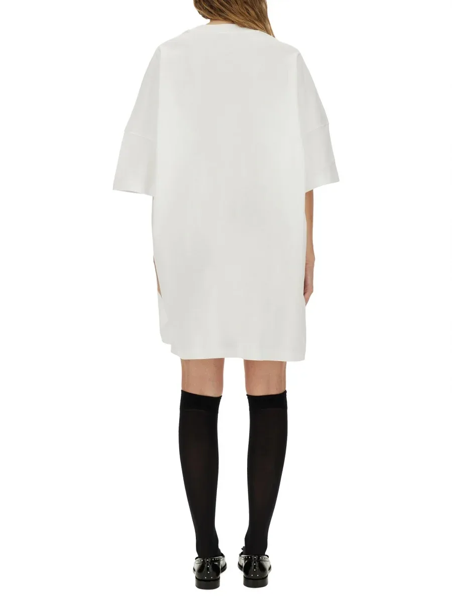Cotton Interlock Dress by Moschino