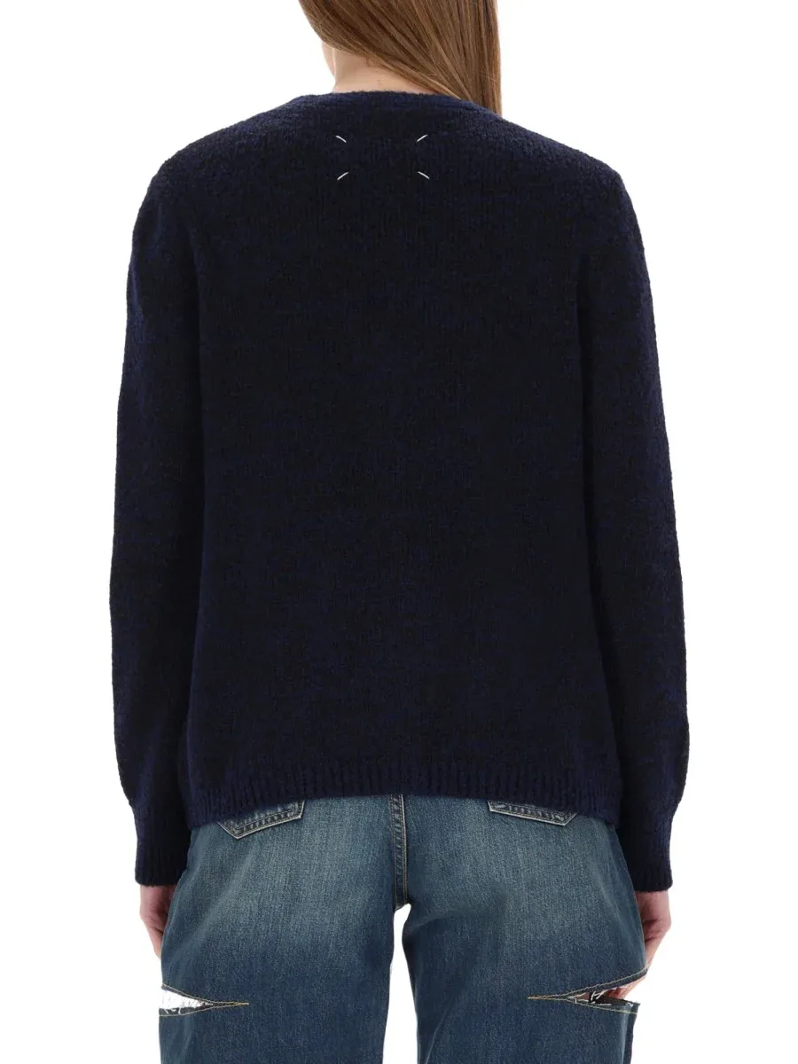 Virgin Wool Cardigan by Maison Margiela