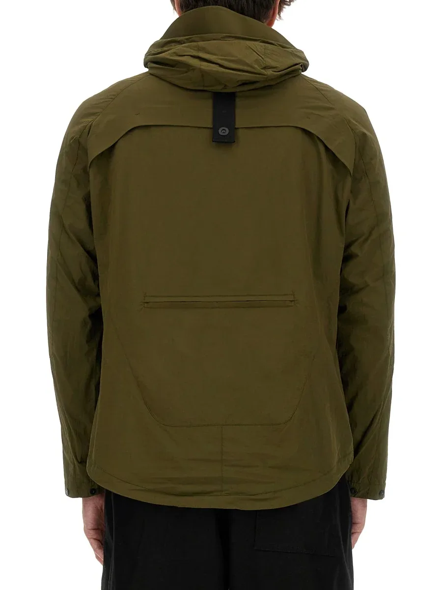 Textured Nylon Hooded Jacket by Jg1