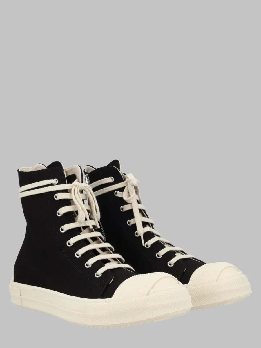 High-Top Denim Sneakers by Rick Owens Drkshdw