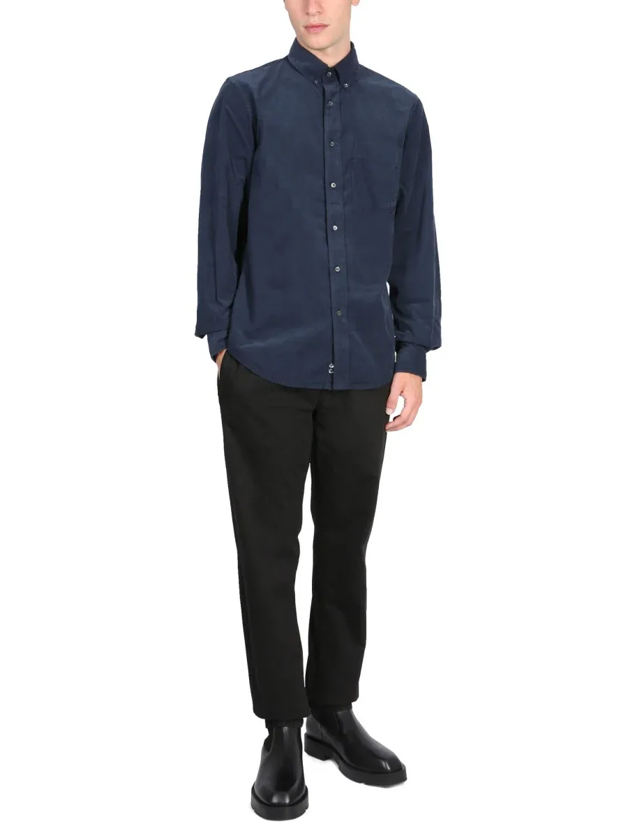 Cotton Chino Trousers by Aspesi