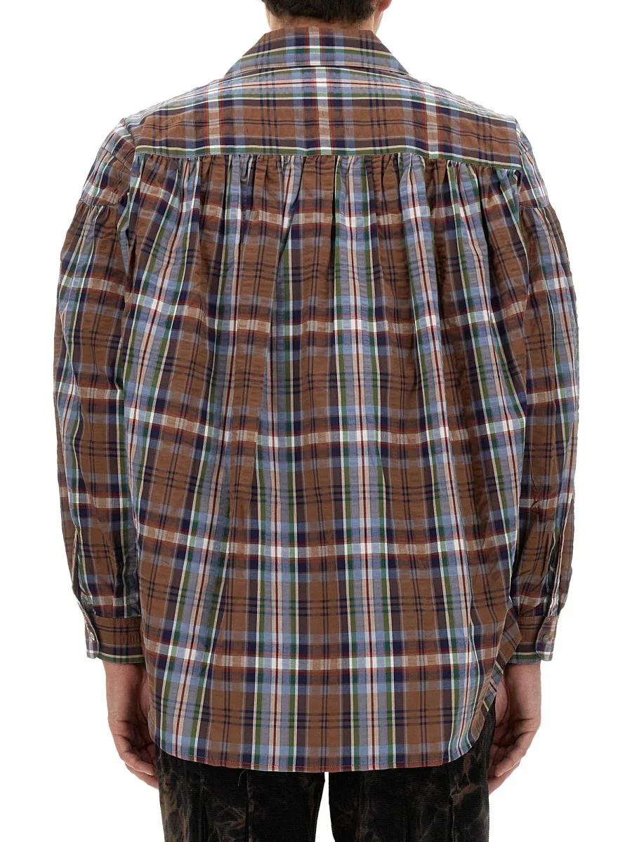 Seersucker Cotton Shirt by Aie