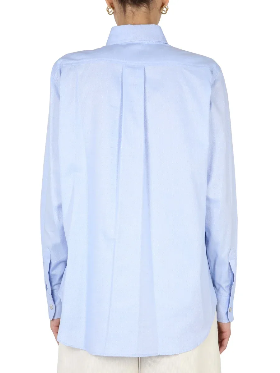 Button-Down Collar Cotton Oxford Shirt by Ballantyne
