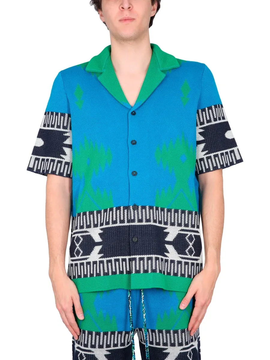 Jacquard Cotton Shirt by Alanui