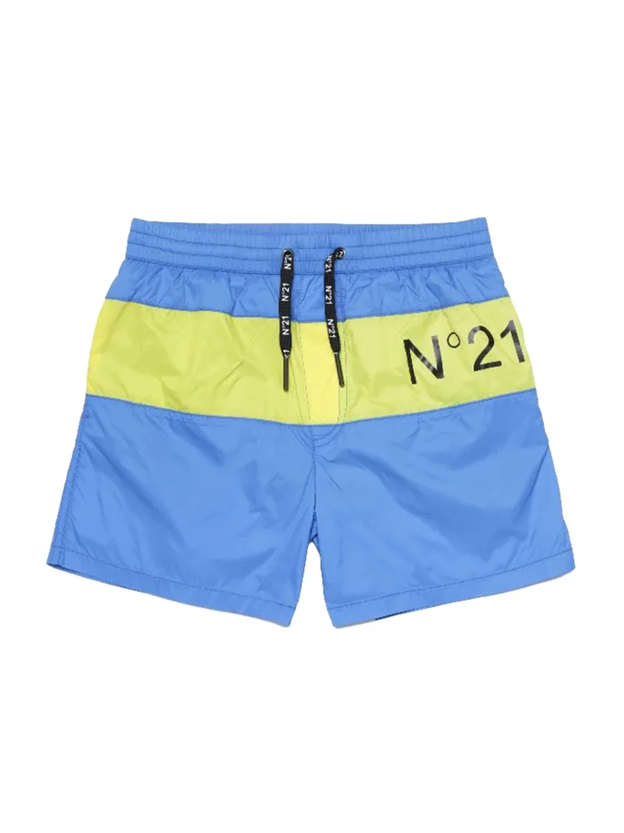 Lightweight Polyamide Swim Shorts by Nº21