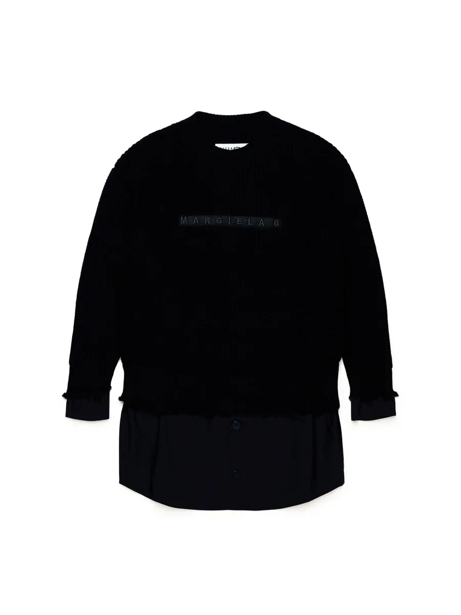 Wool-Blend T-Shirt by MM6 Maison Margiela