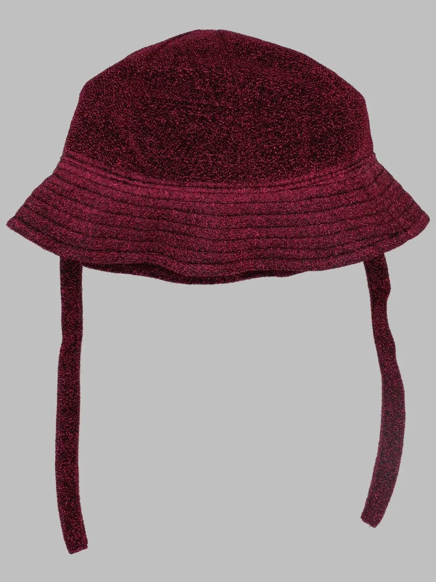 Metallic-Threaded Winter Hat by OséRee