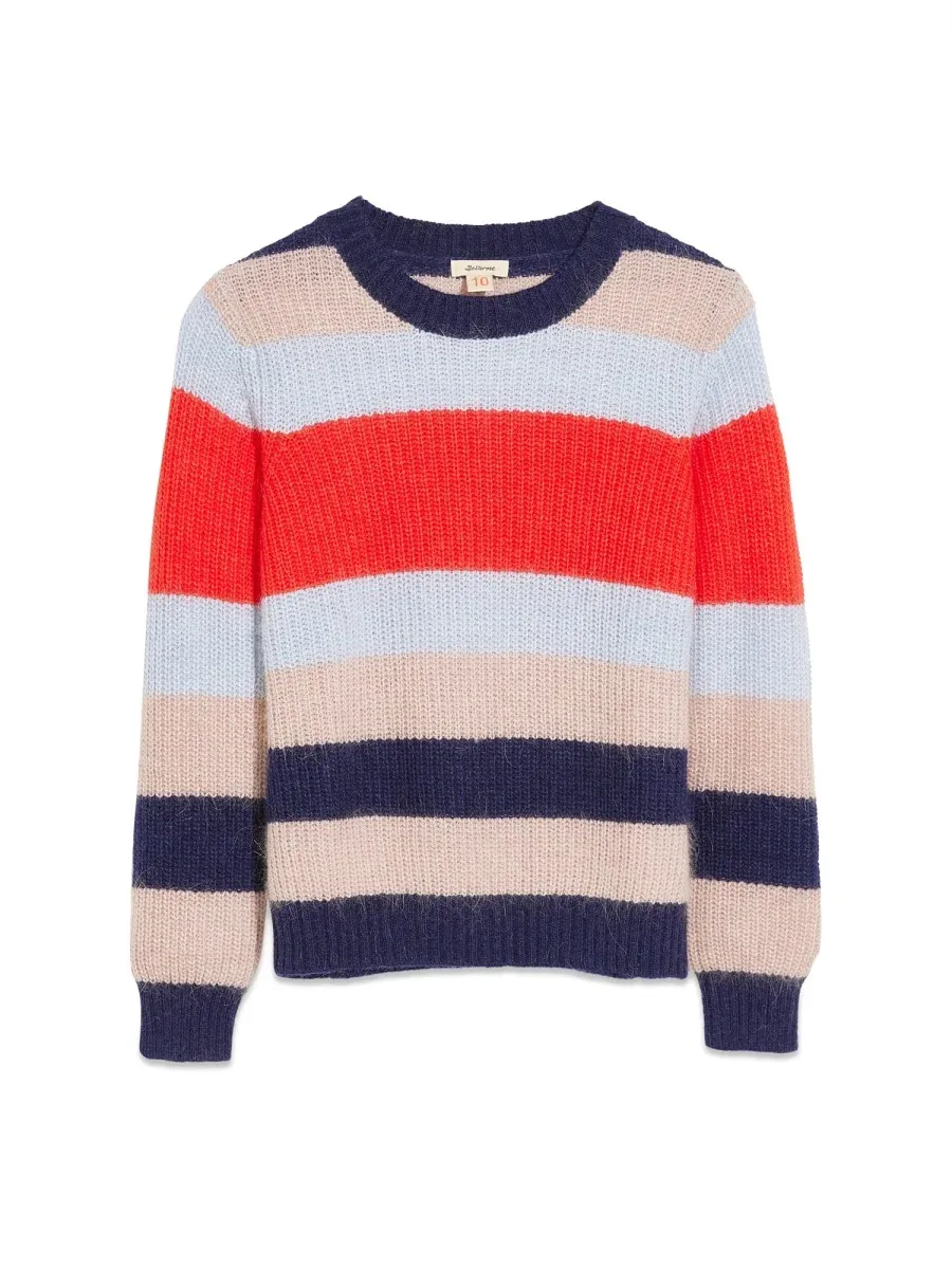 Striped Angora-Blend Knit Sweater by Bellerose