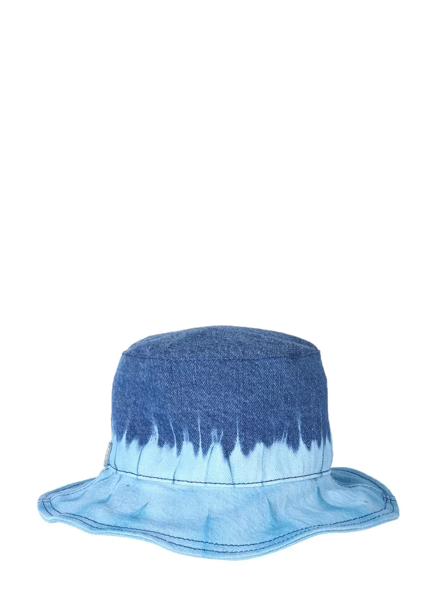 Tie-Dye Cotton Bucket Hat by alberta ferretti