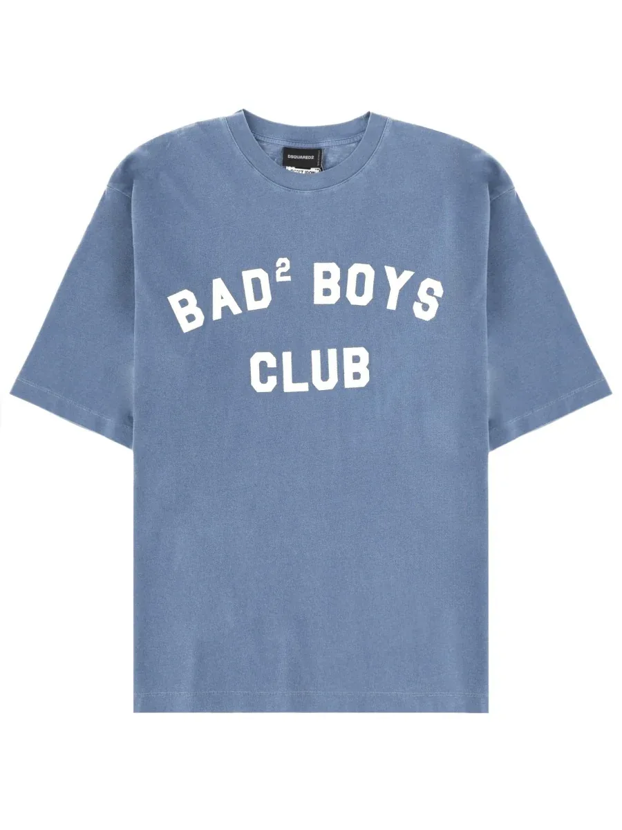 Embroidered Cotton T-Shirt by Dsquared2