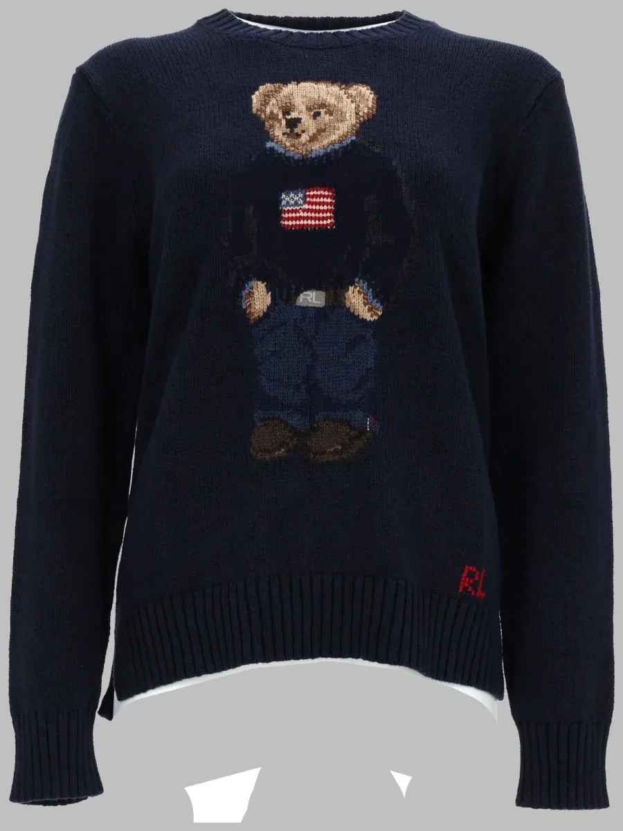Cotton-Linen Knit Sweater by Polo Ralph Lauren