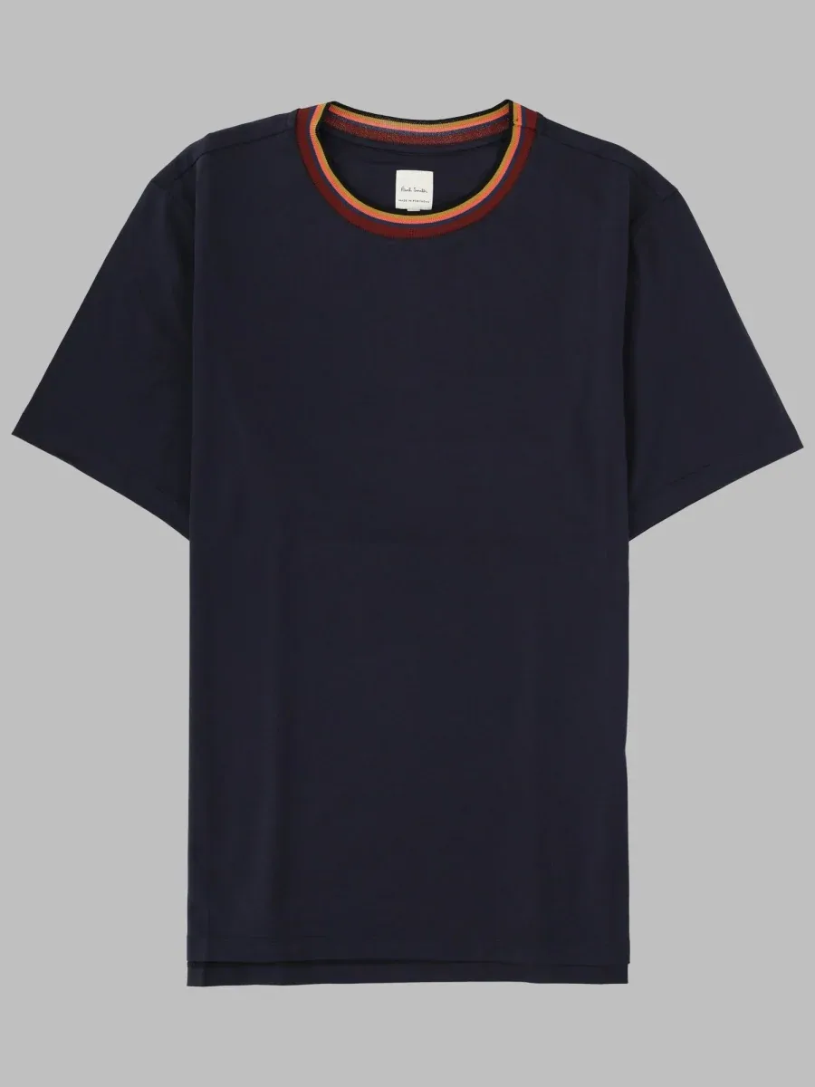 Striped Collar T-Shirt by Paul Smith