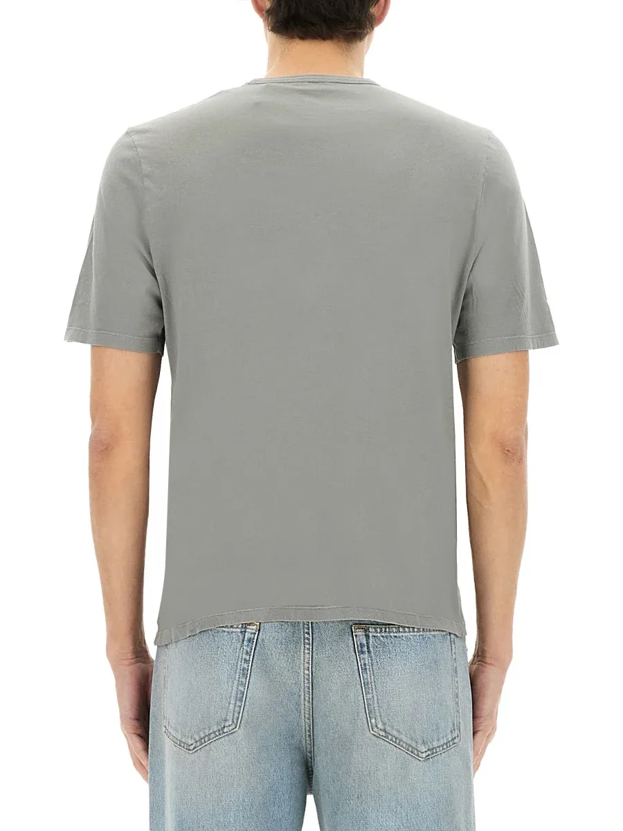 Logo Cotton T-Shirt by Saint Laurent