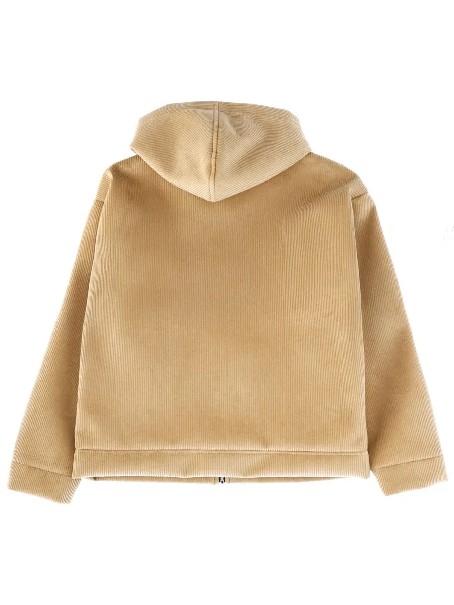 Velvet Cotton Jacket by MSGM
