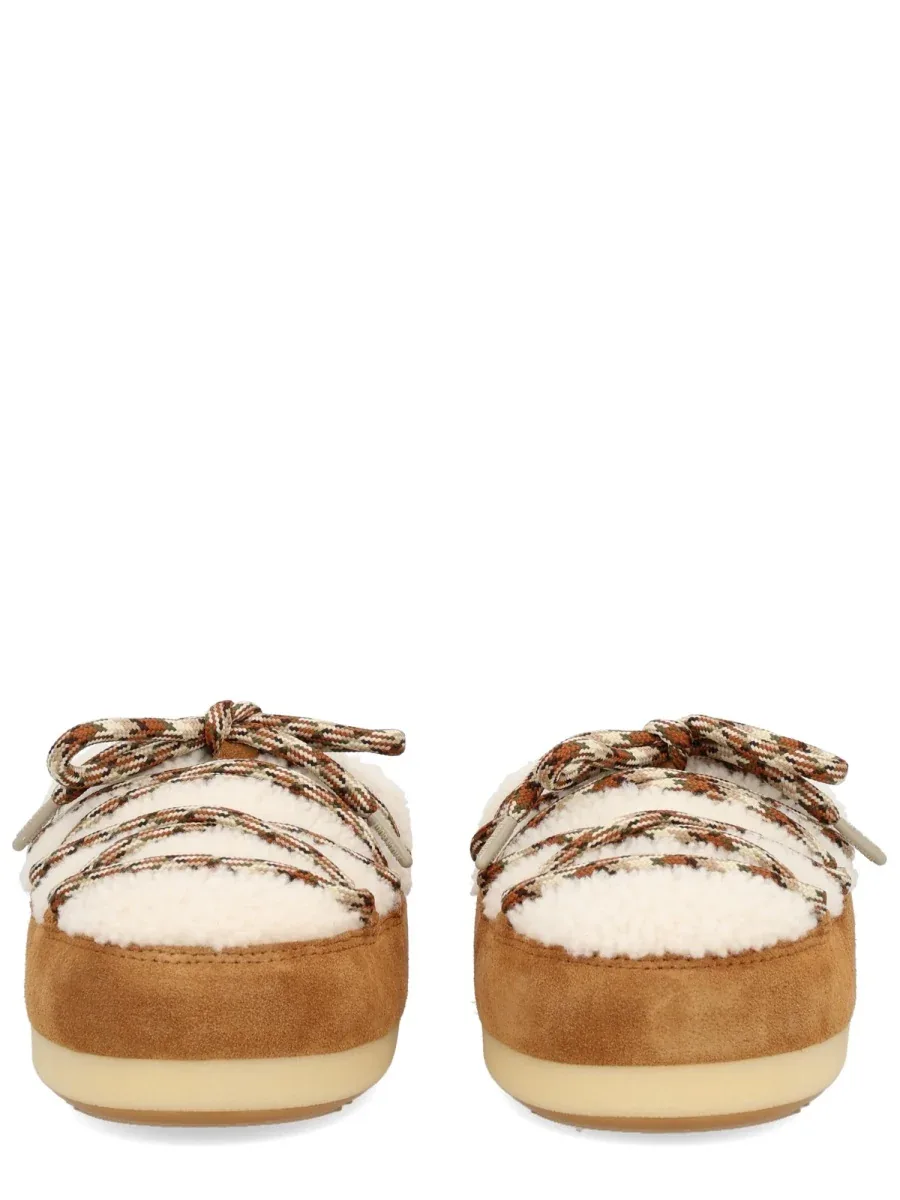 Shearling Lamb Leather Mule by moon boot