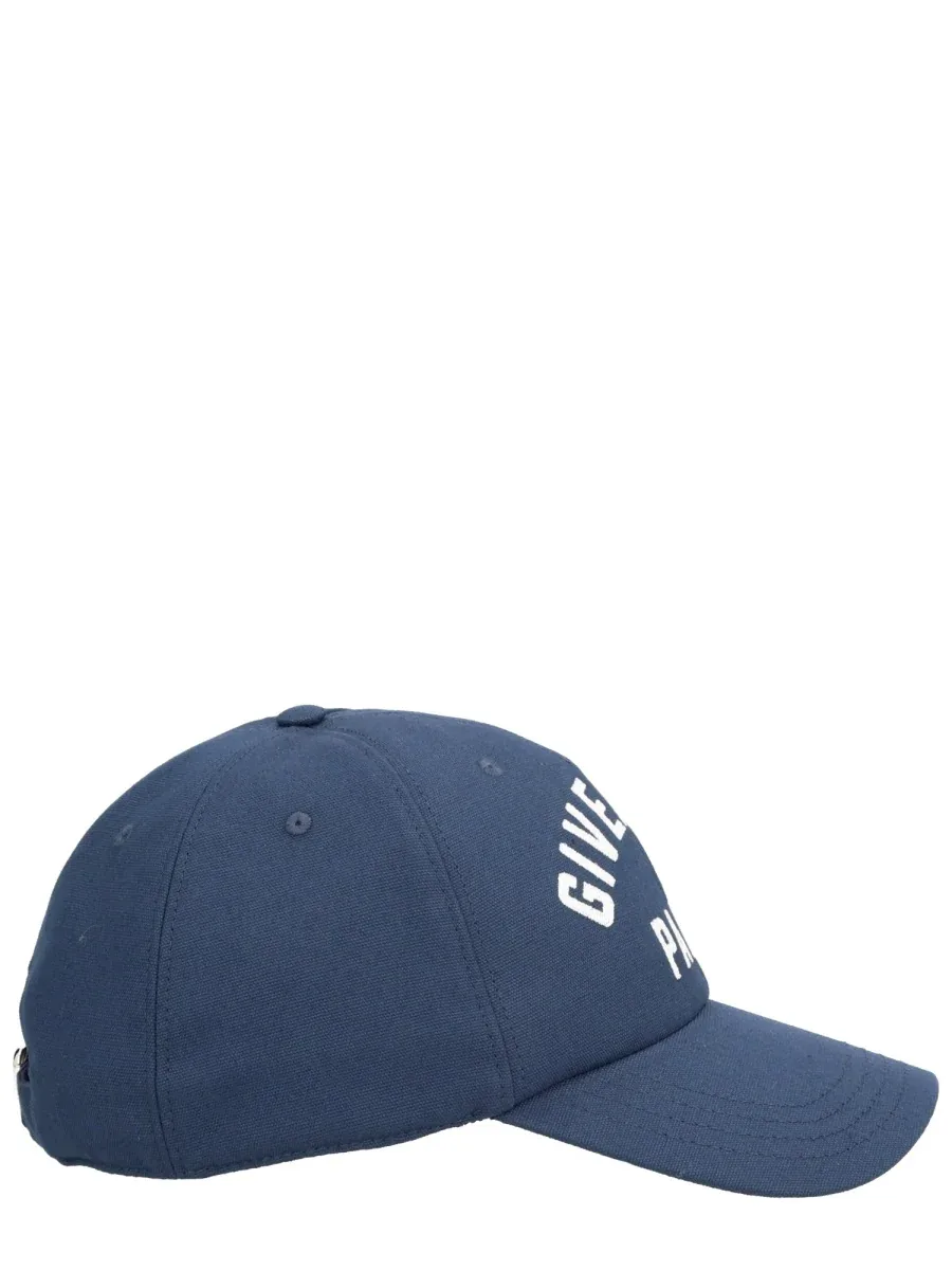 Embroidered Logo Cotton Baseball Cap by Givenchy