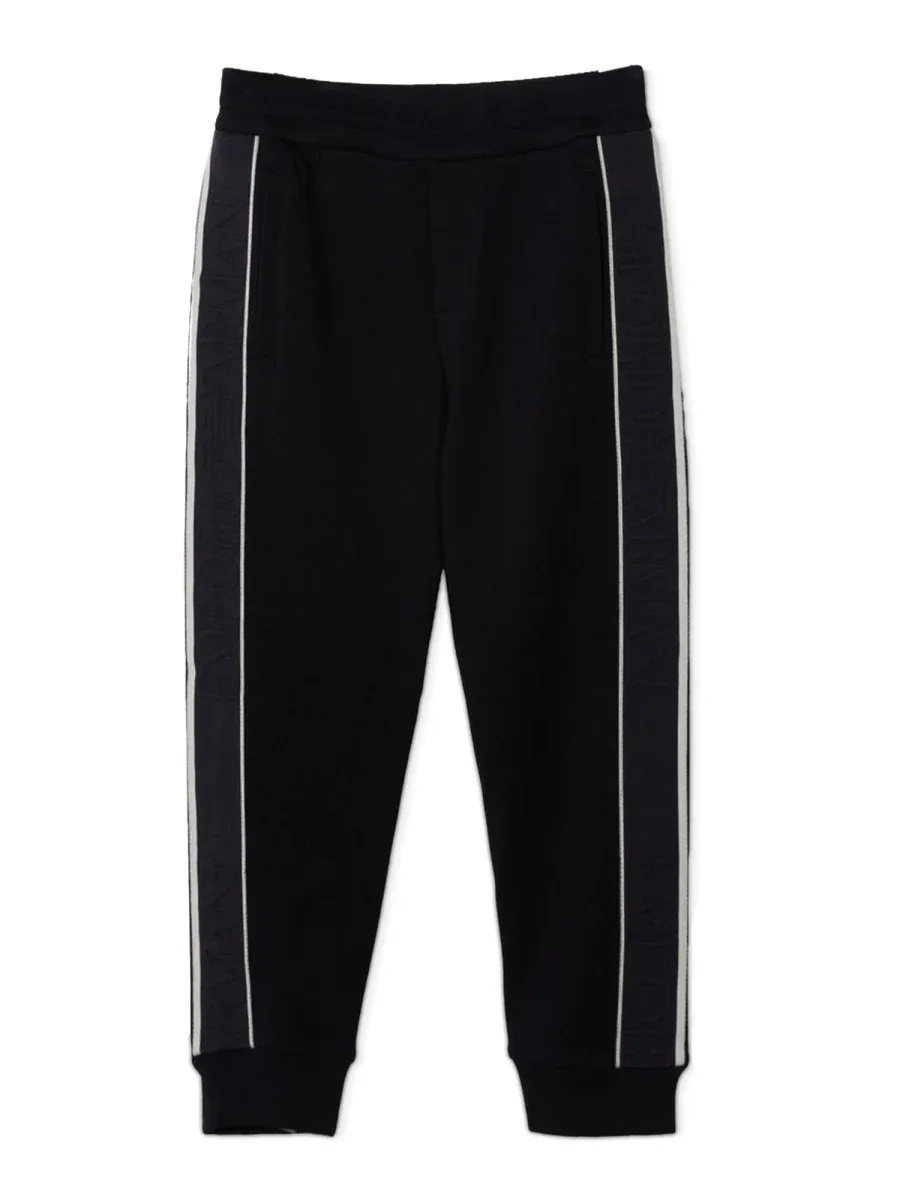 Stretch Cotton Blend Trousers by Emporio Armani
