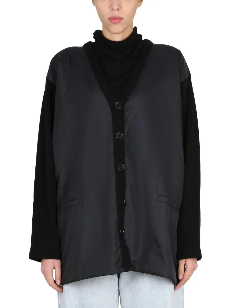 V-Neck Wool Cardigan by Aspesi