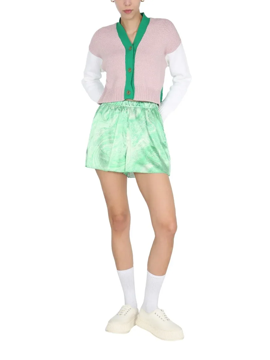 Marble Effect Shorts by Opening Ceremony