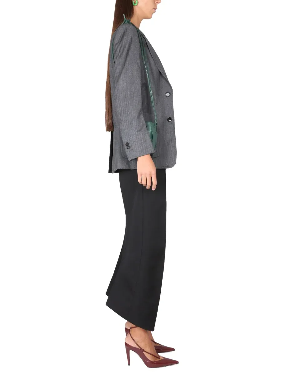 Chevron Pattern Wool Jacket by Bottega Veneta
