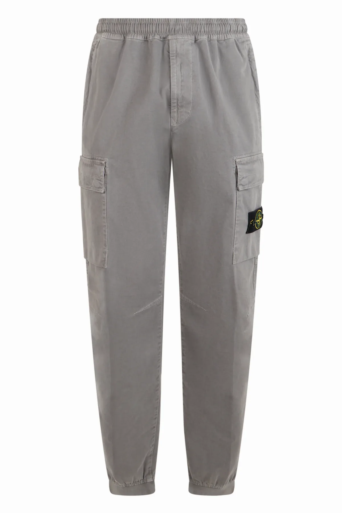 Cotton-Elastane Cargo Pants by Stone Island