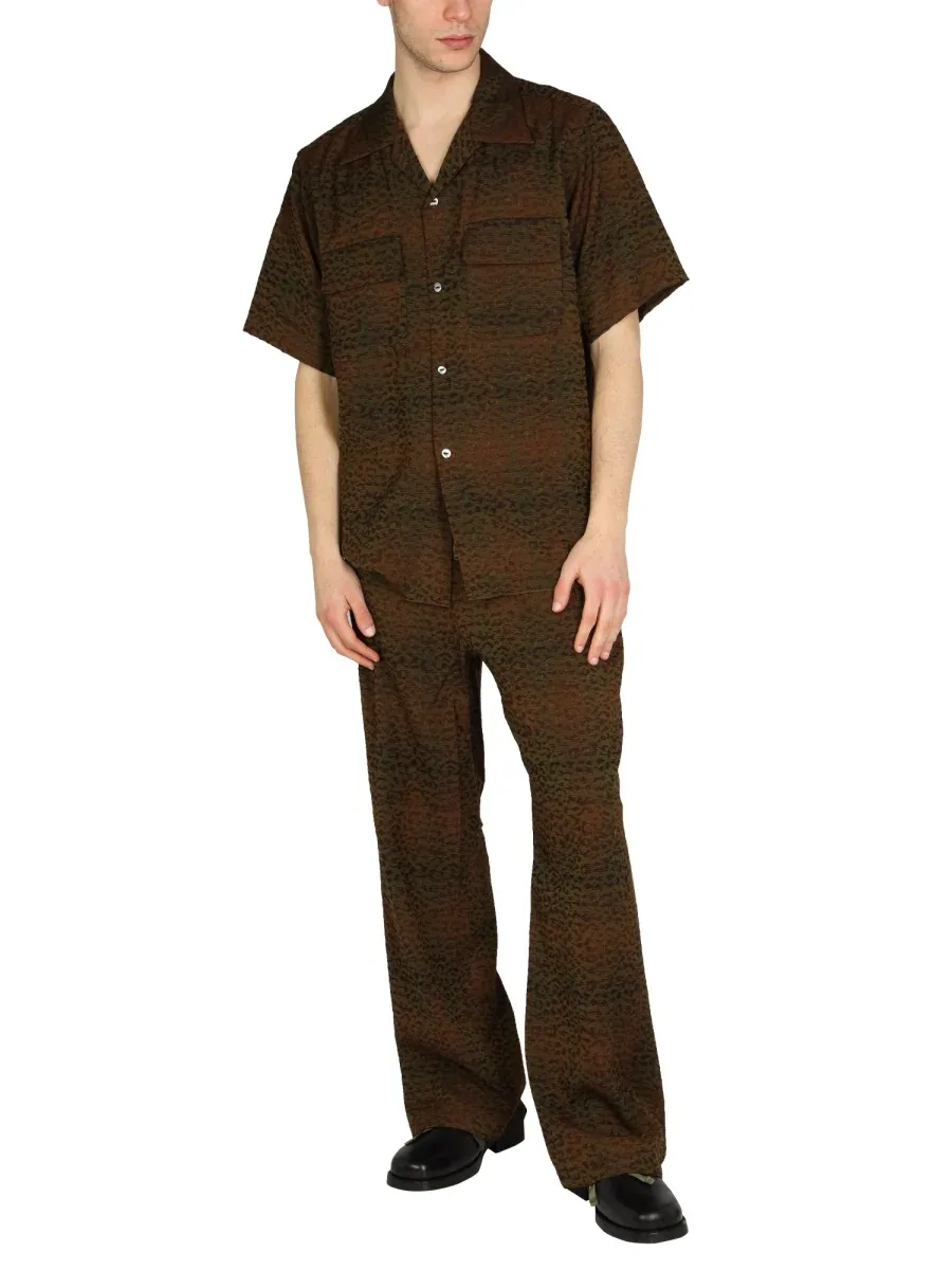 Animalier Print Shirt by Needles