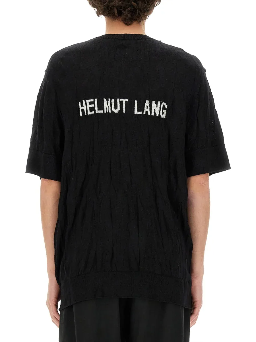 Crushed Shirt Sweater by Helmut Lang