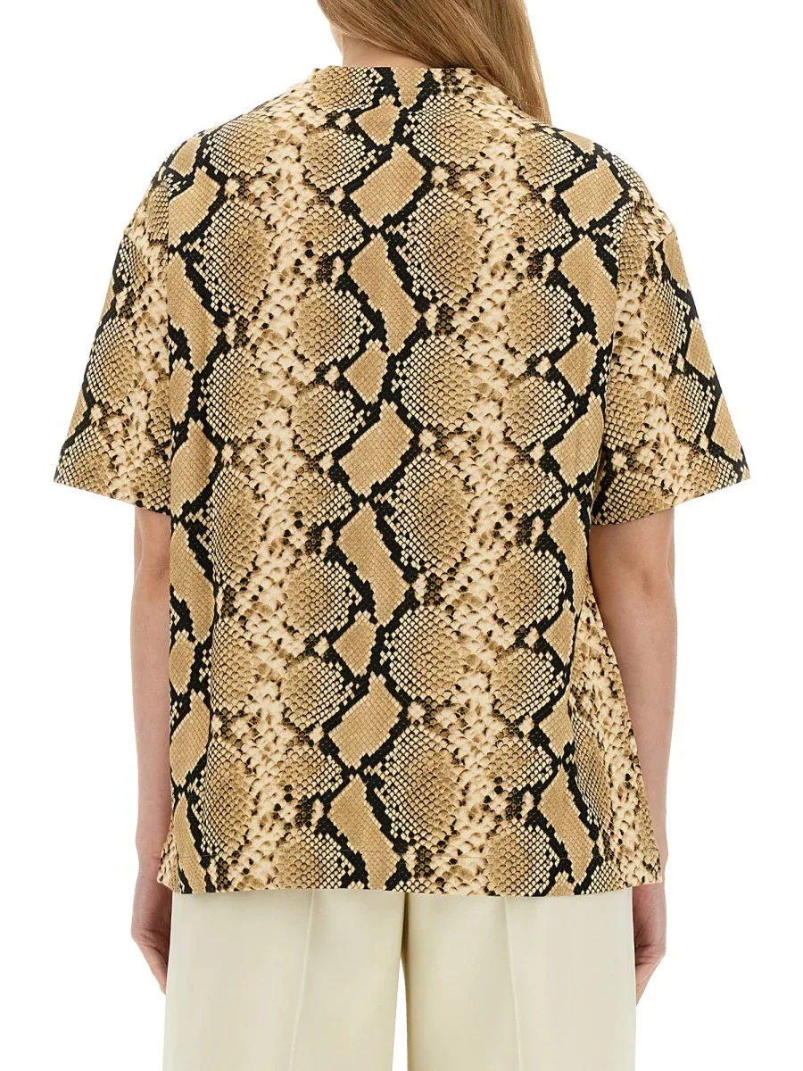 Animal Pattern T-Shirt by Jil Sander