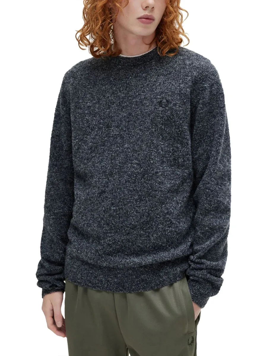 Logo Jersey Sweater by Fred Perry