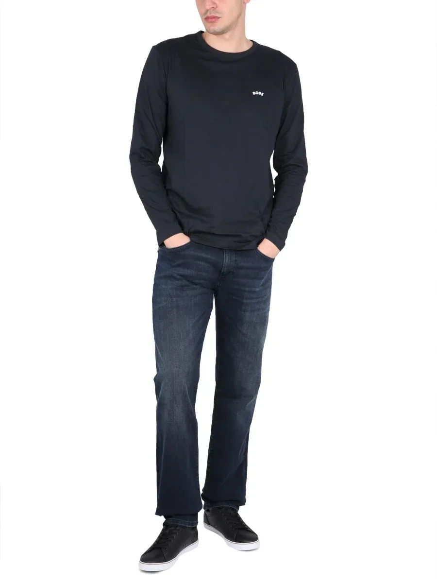 Logo-Printed Cotton T-Shirt by Hugo Boss