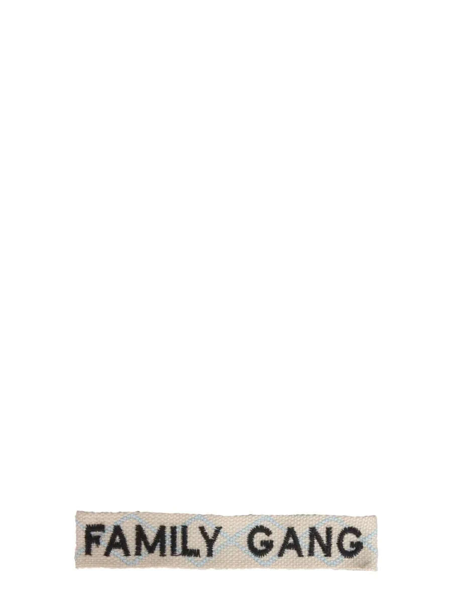 Braided Fabric with Embroidered Detail Bracelet by Label K
