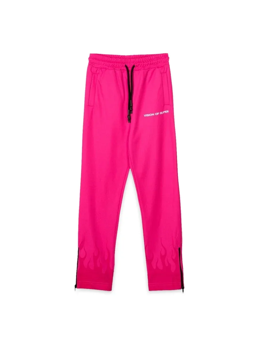 Polyester Track Pants by Vision Of Super