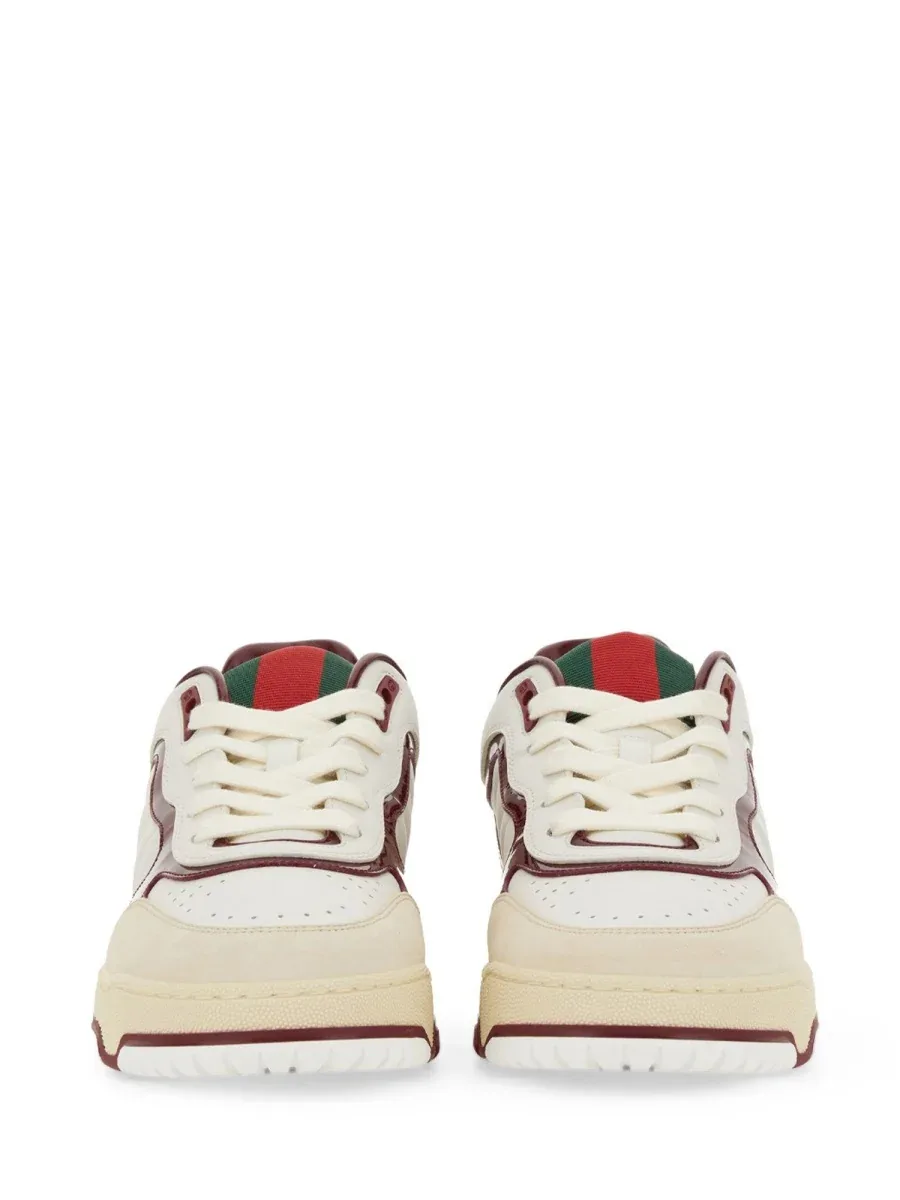 Re-Web Calf Leather Sneaker by Gucci
