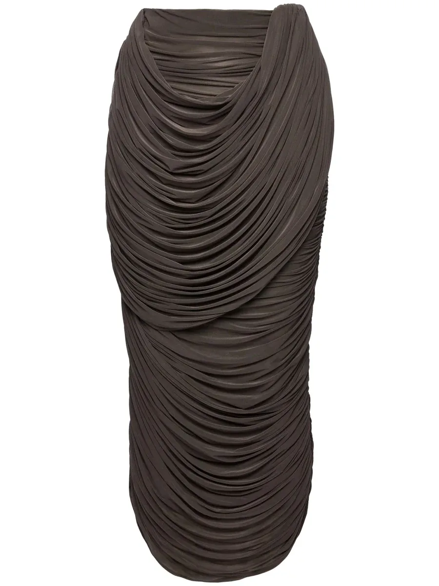 Cupro Midi Skirt by Magda Butrym