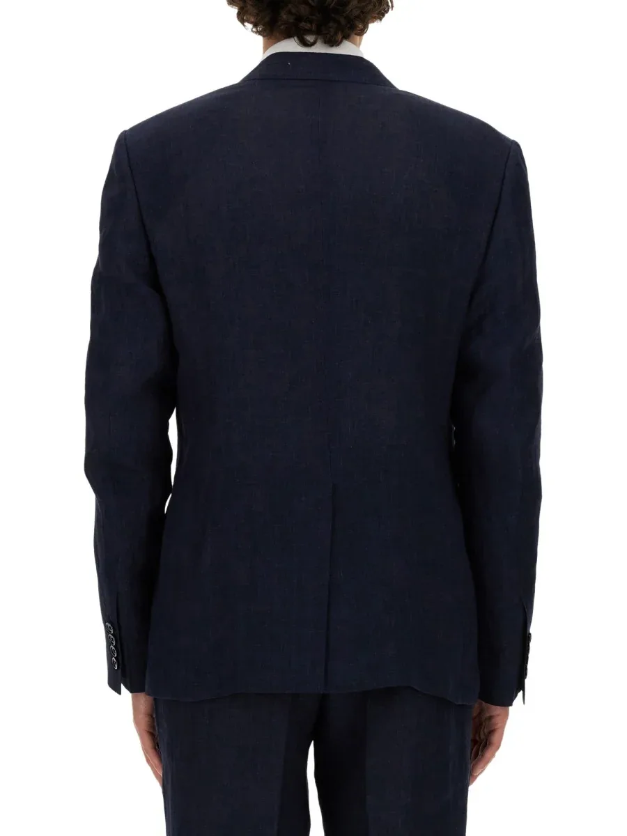 Double-Breasted Linen Jacket by Dolce & Gabbana