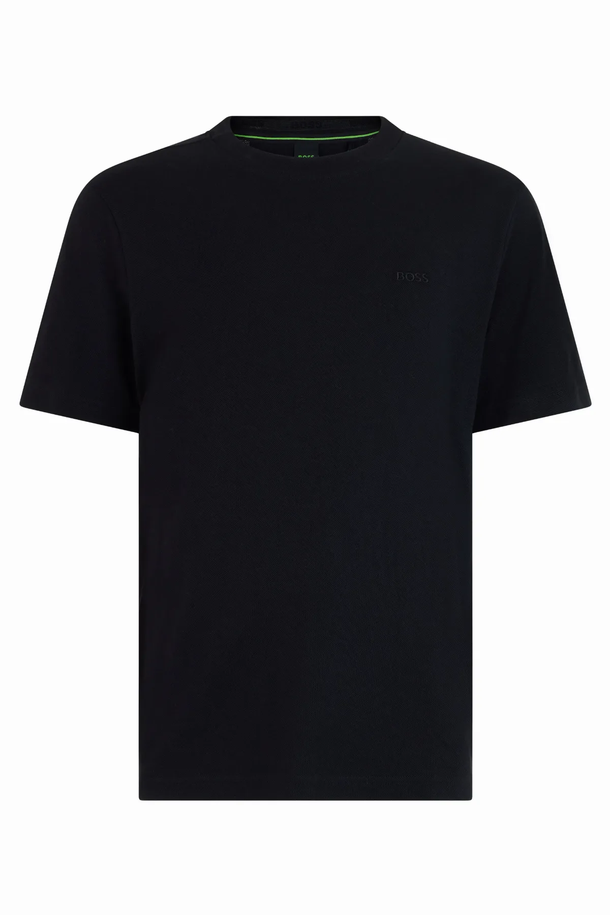 Cotton Crew Neck T-Shirt by Hugo Boss