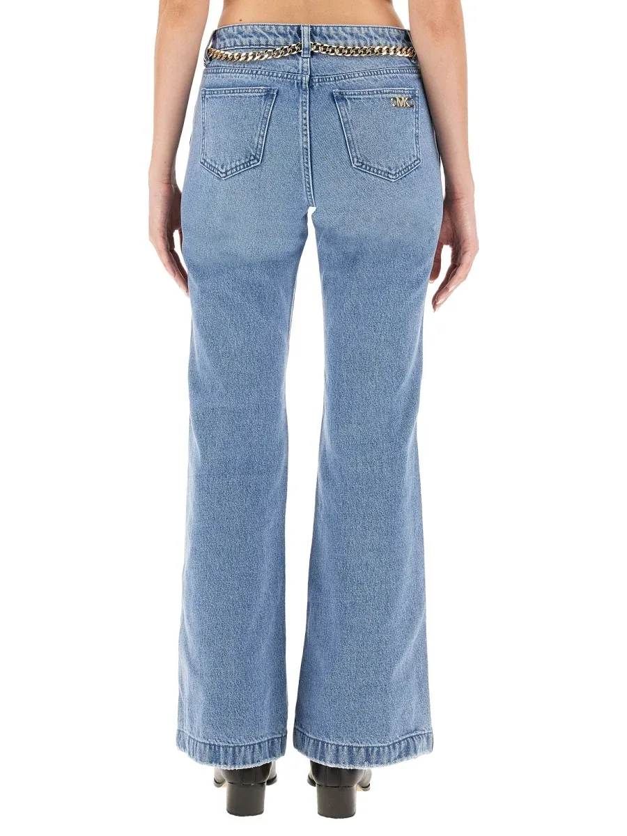 Flare Fit Cotton Jeans by MICHAEL Michael Kors