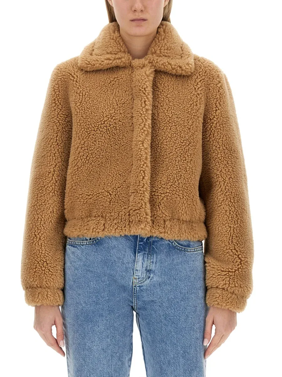 Furry Effect Jacket by Moschino