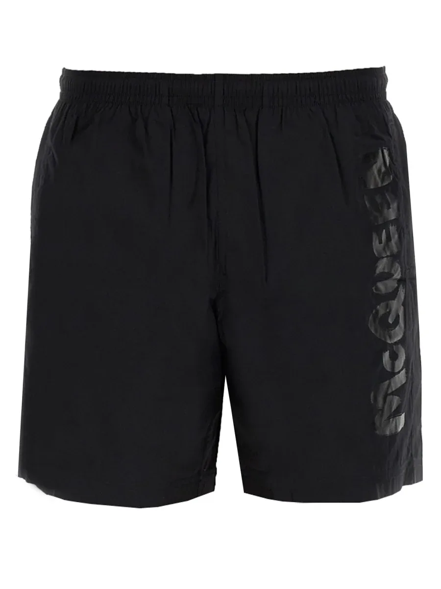 Graffiti Logo Swim Shorts by alexander mcqueen
