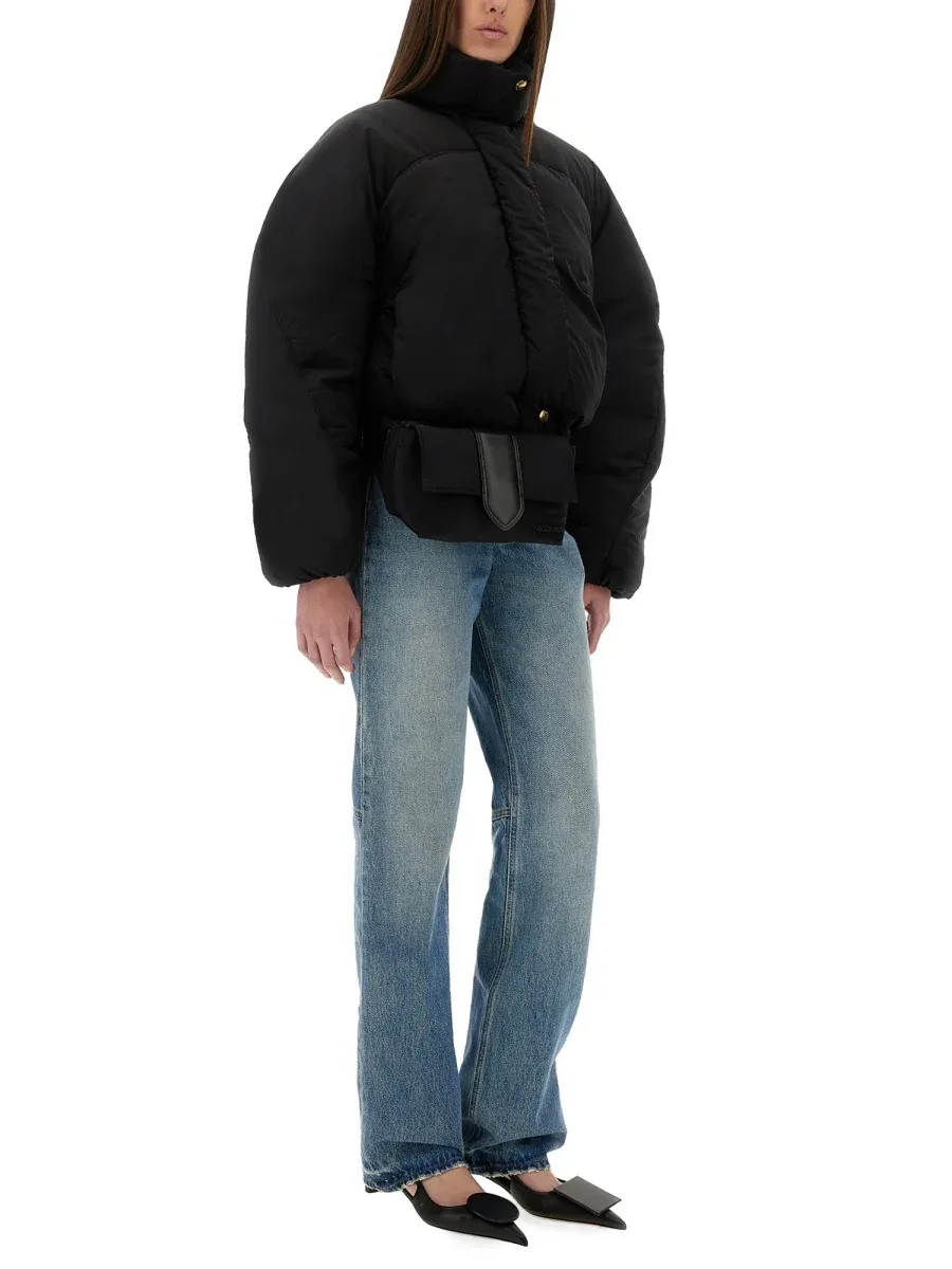 Oversized Cropped Puffer Jacket by Jacquemus