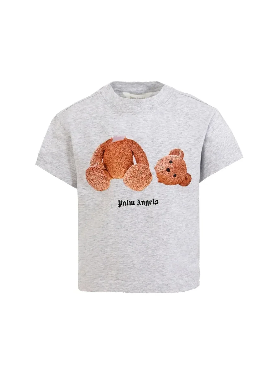 Bear-Embroidered T-Shirt by Palm Angels