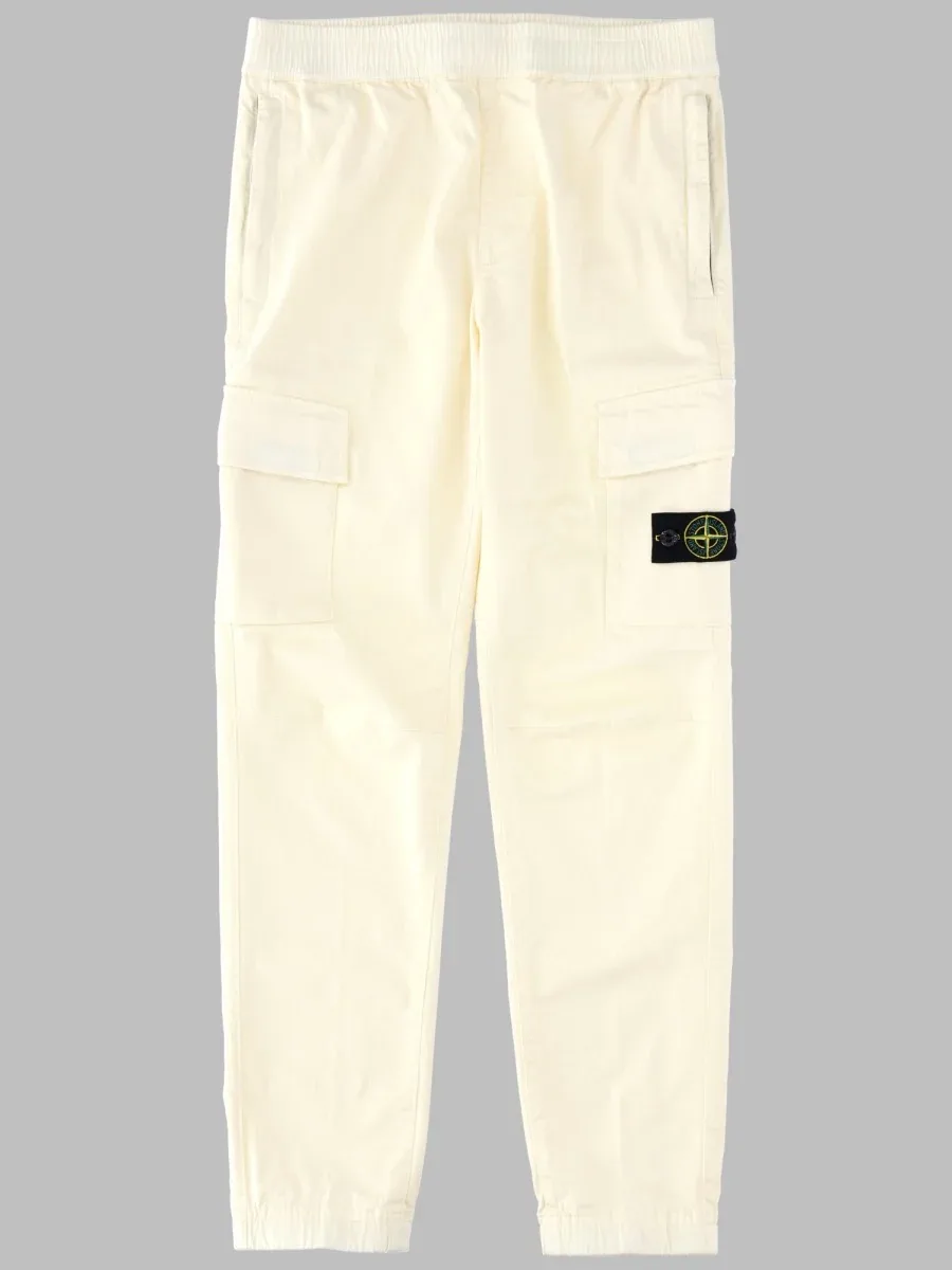 Cotton-Wool Blend Cargo Pants by Stone Island