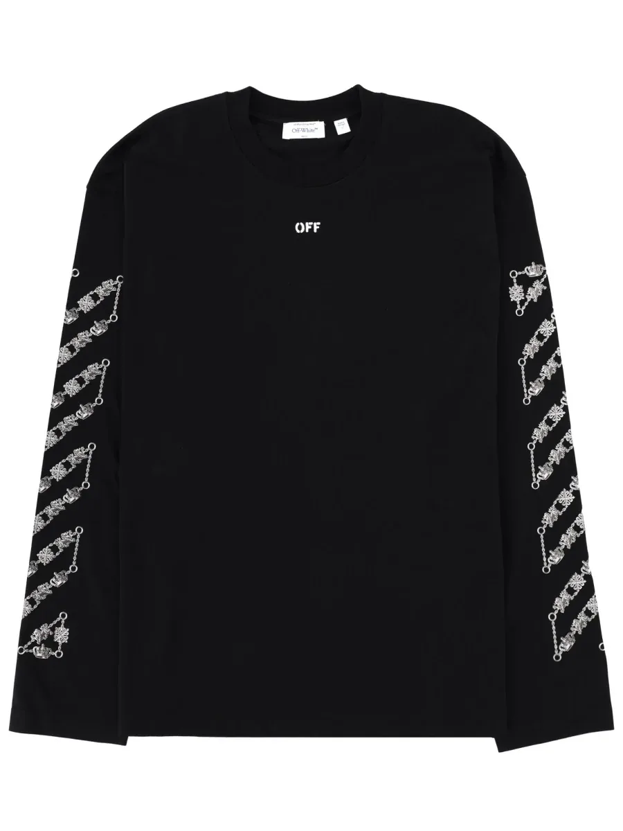 Logo-Embroidered Cotton T-Shirt by Off-White