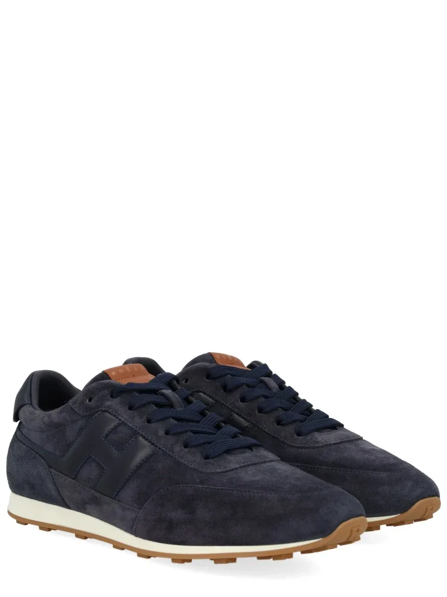 Calfskin Leather Athletic Sneaker by Hogan